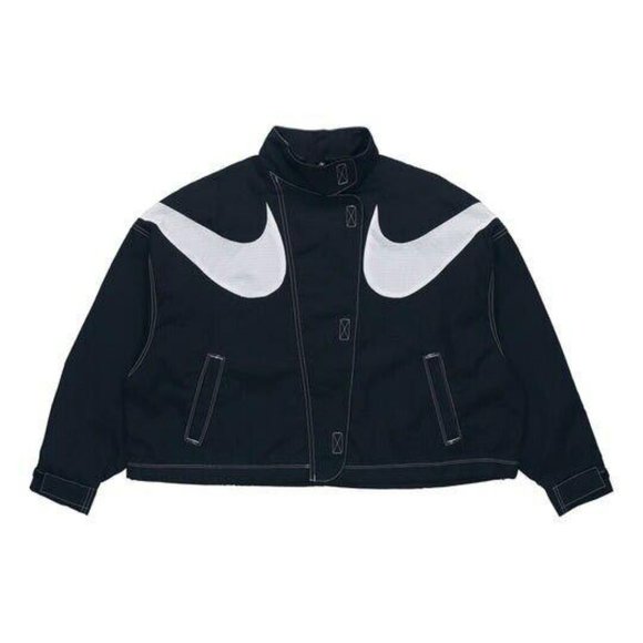 Nike Sportswear Swoosh Repel Woven Oversized Jacket. Brand New. Women Size: XS-M - Picture 2 of 7
